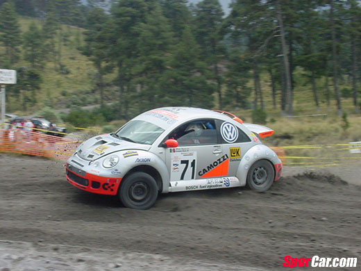 One of Olliver Reyna's Mexican New Beetle Rally Cars